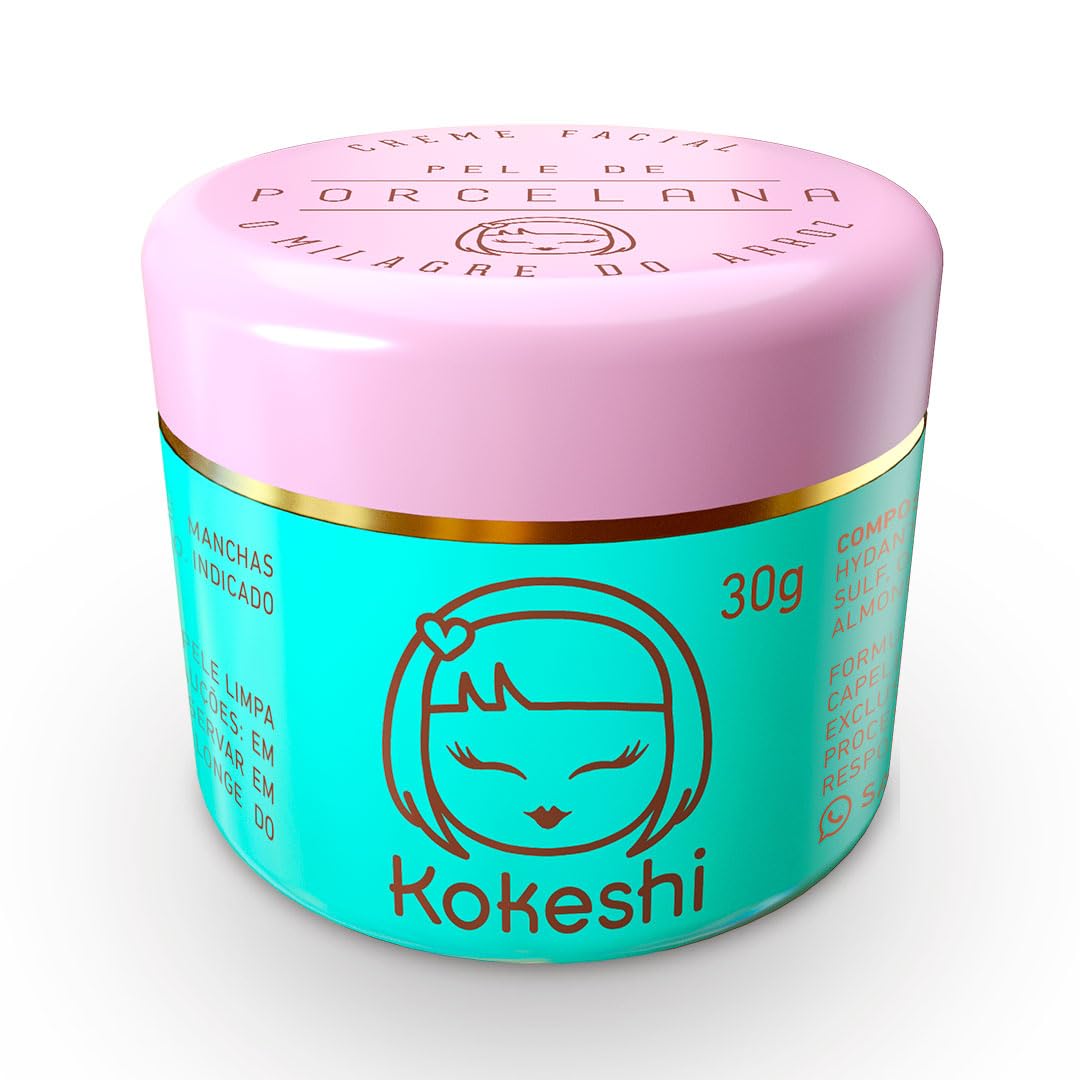 Creme Facial Pele de Porcelana Kokeshi