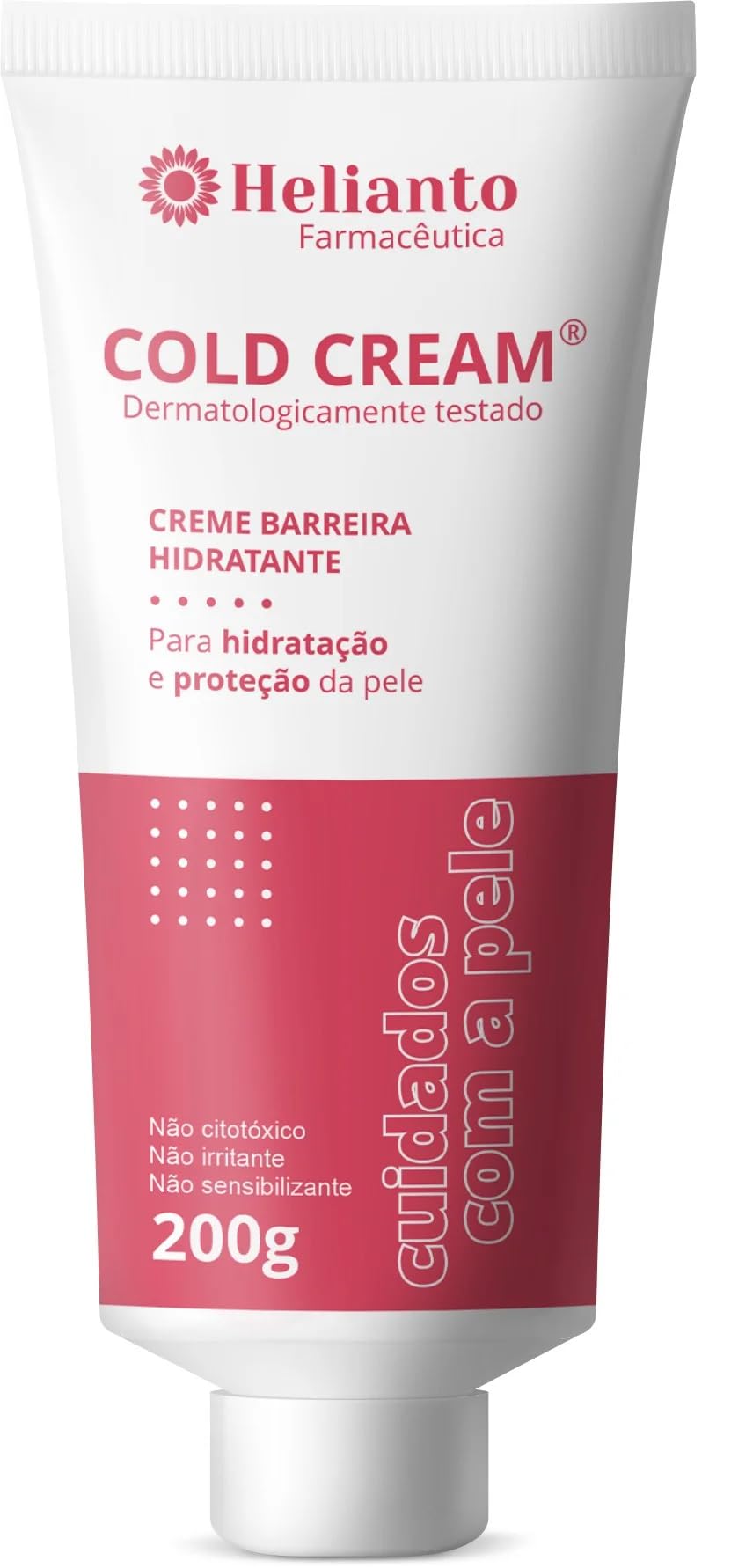 Creme Hidratante Barreira Protetora de Pele Cold Cream 200g Helianto