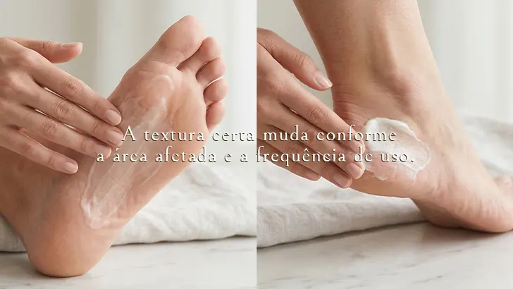 A textura certa muda conforme a área afetada e a frequência de uso.
